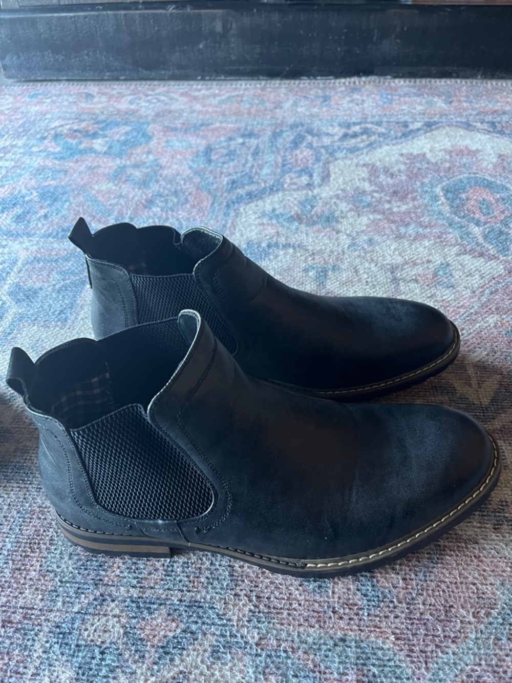 PHILLY-2 Black Men’s Chukka Boots